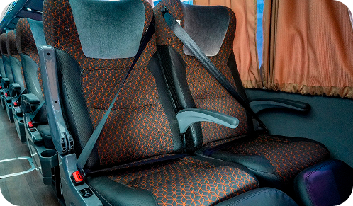 Interior bus América Express